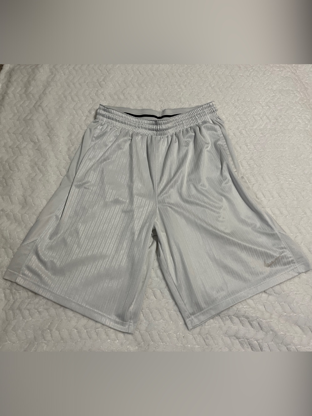 Nike Men’s Athletic Shorts in White